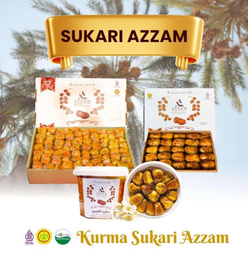 Product image ABUSA HERBAL - Kurma Sukari AZZAM Premium 850g Manis