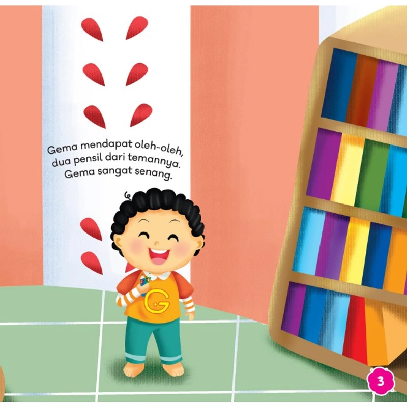 Product image Gema Insani - 1 Set Seri Akhlak Anak Hebat SC Bangganya Berlaku Jujur