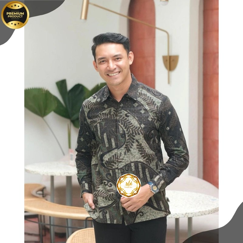 Product image Batik Kemeja Panjang Berkualitas F5 XL C