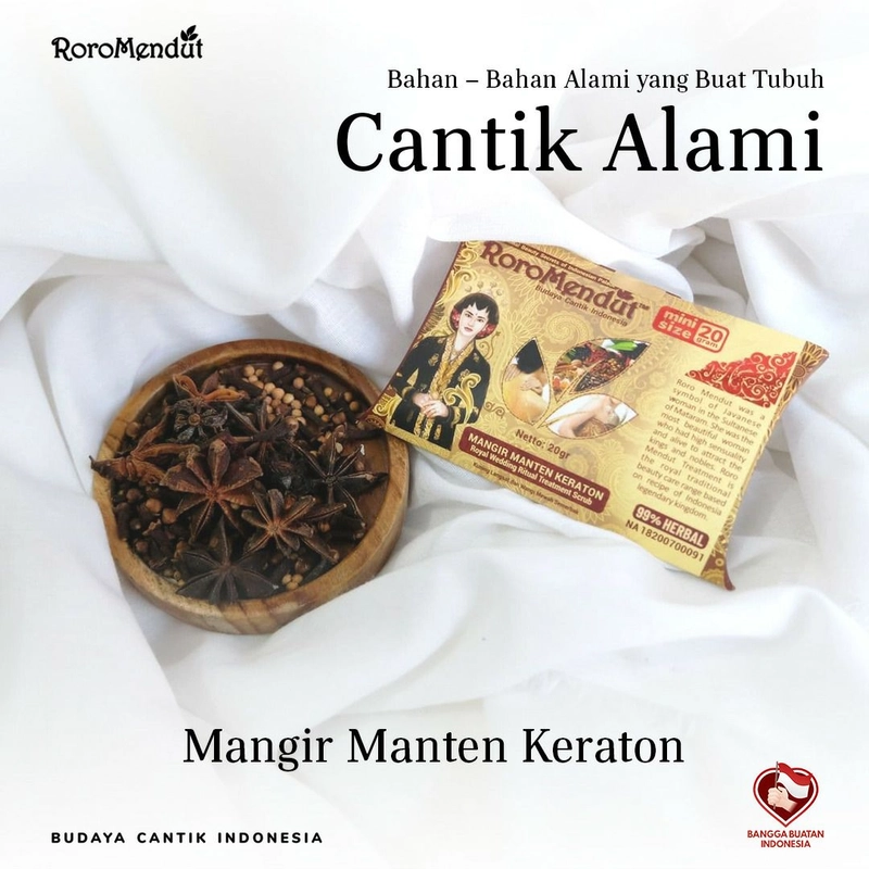 Product image Scrub Badan Mangir Manten Perawatan Keraton Kemasan Mini 20GR Mangir Keraton