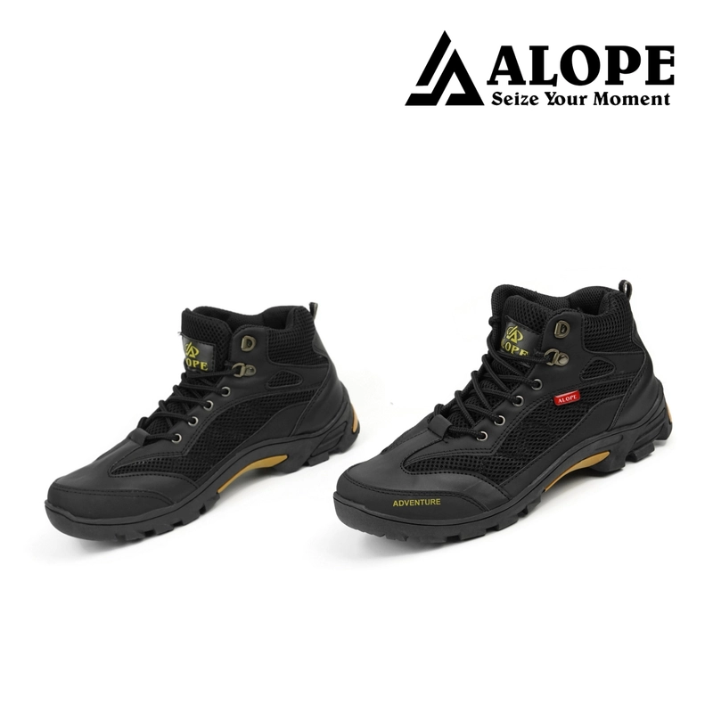 Product image ALOPE OFFICIAL - ALOPE OFFICIAL - BELI 2 SEPATU F 07 GRATIS KEMEJA POLOS PENDEK WARNA RANDOM 39 HITAM