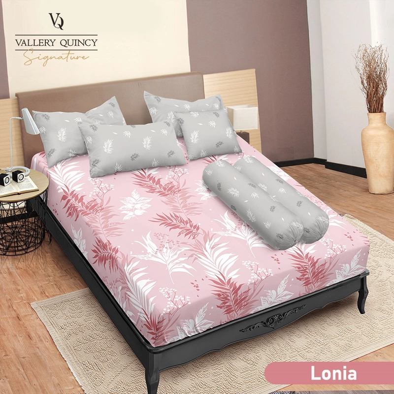 Product image Dylan 19 [TA] - Sprei Vallery Quincy Signature Queen 160x200 Tinggi 40 160x200 Lonia
