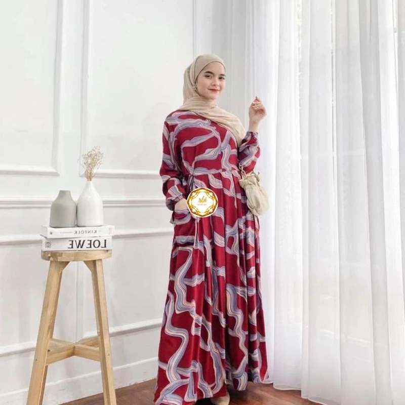 Product image Gamis Milea Bahan Rayon Premium Grade A Terlaris Allsize A5