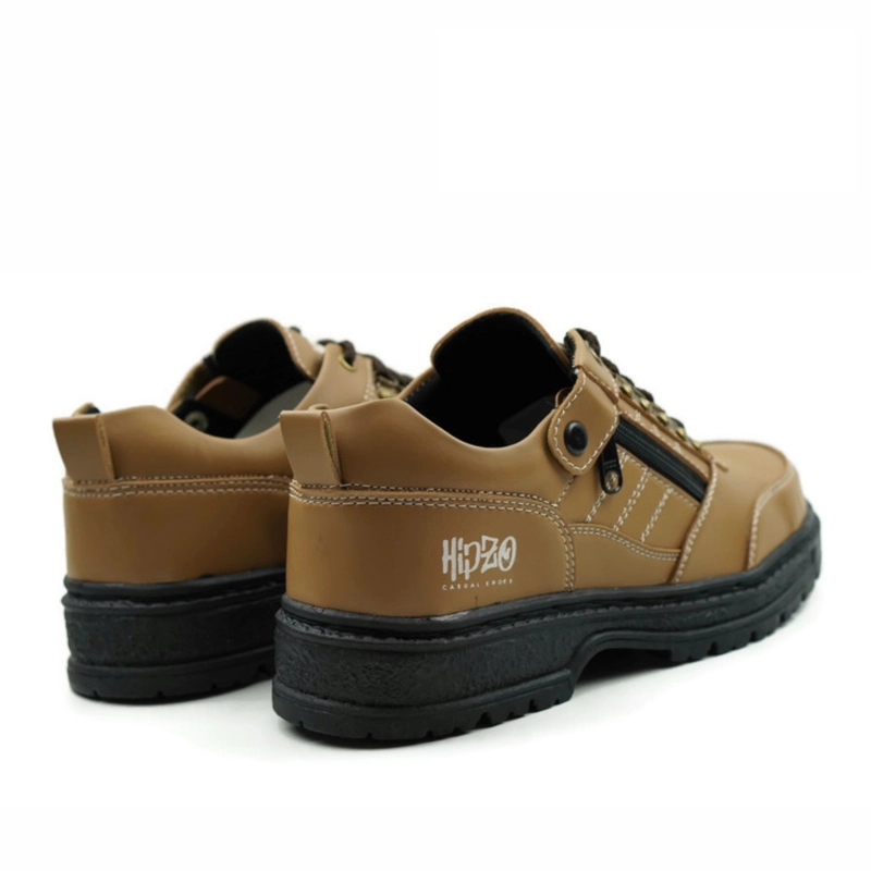 Product image Hipzo - Hipzo-Sepatu Pria Boots Ujung BESI Hipzo M041 Original Untuk Pria Kerja Proyek 39 Moka