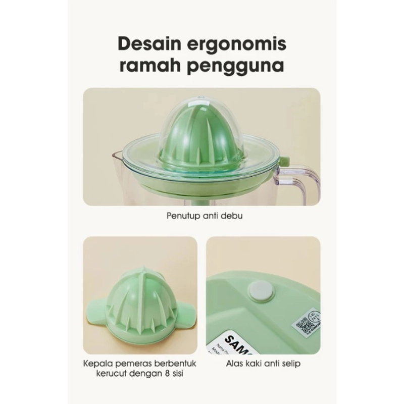 Product image UTAMAMEGA - Mesin Peras Jeruk SAMONO SW-JC40 1koma2liter 30w Warna Random