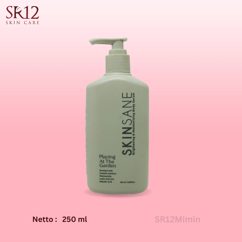 Product image SR12 Mimin - SR12 Body Serum Skinsane Melembabkan Mencerahkan Menghaluskan Kulit Wangi Tahan Lama 250 ml Playing At The Garde
