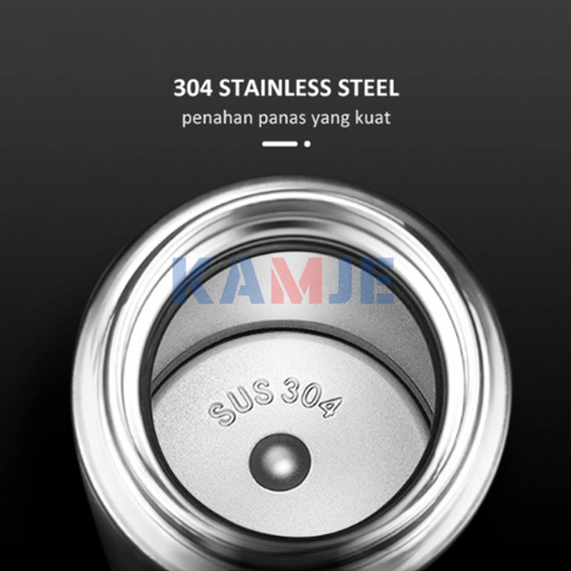 Product image KAMJE Termos Air Panas Dingin 500ml Stainless Steel 304 Vacuum Flask Dengan LED Display KMJ249 all variant Pink
