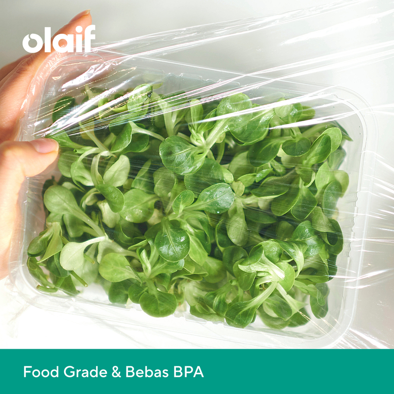 Product image Olaif Extra-Strong Cling Wrap (30cm x 30m x 10mic) - Plastic Food Wrap / Pembungkus Makanan / Plasti Kemasan Box