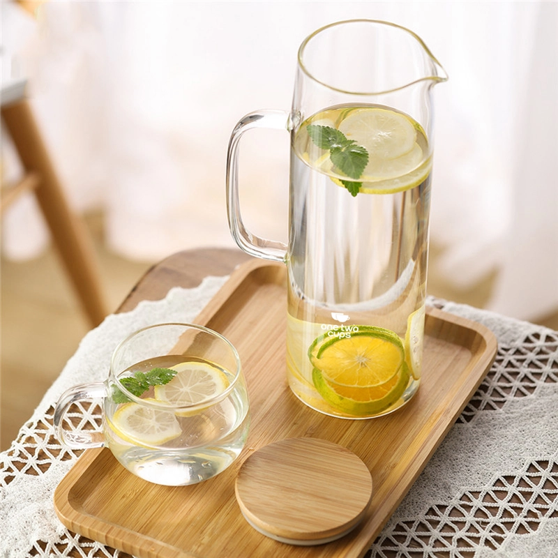 Product image RUMAH RAYA - (PO) Teko Pitcher Teh Kopi Jus Glass 1380ml - YS-6337 1300ml Putih