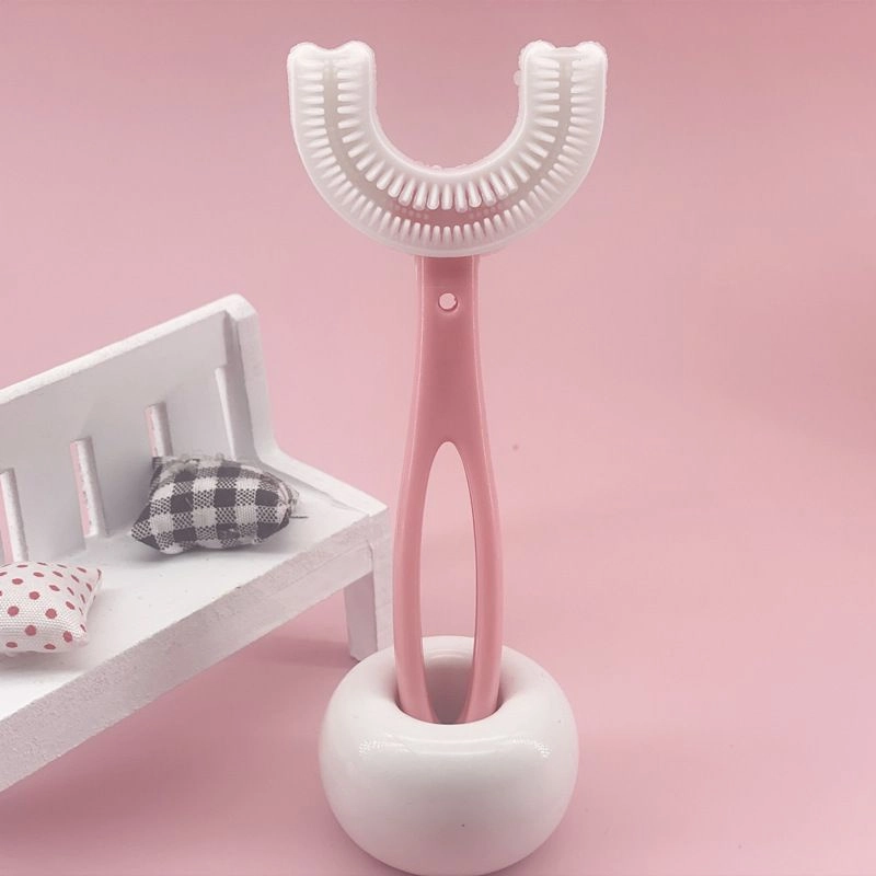 Product image Sikat gigi Usia balita dan remaja bentuk unik 1 pcs Sikat gigi unik 3 sampai 11 tahun Pink