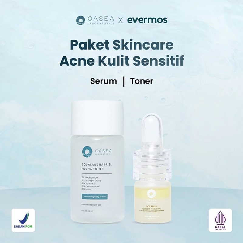Product image Oasea Laboratories - Paket Skin Care Acne Kulit Sensitif 25 ml Paket Bundling