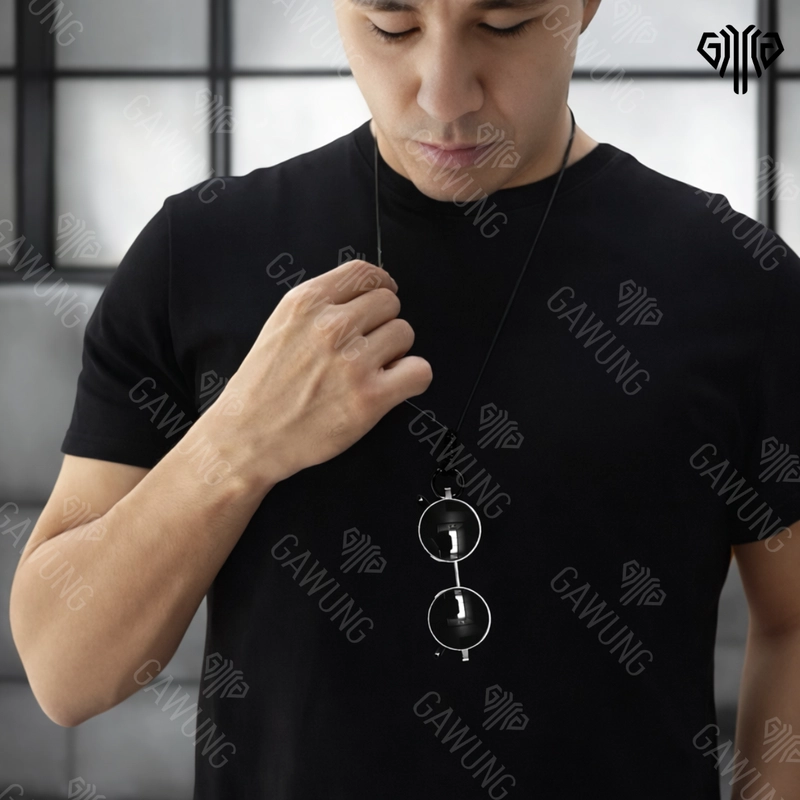 Product image GAWUNG - GAWUNG - Kalung Strap Kacamata Model Vintage Traveling Anti Lost Aesthetic KCKAVIN strap Hitam