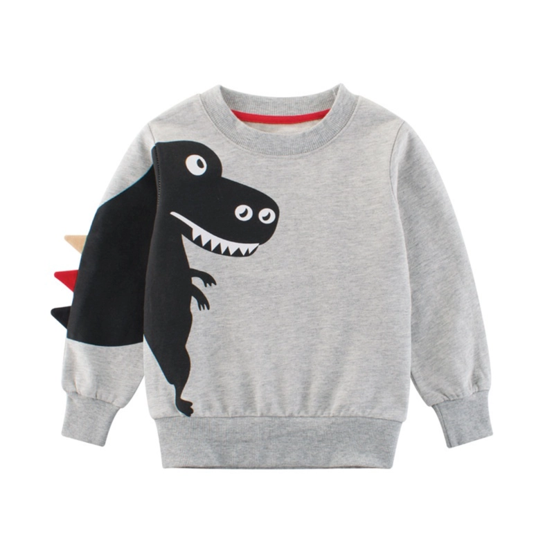 Product image Sweater Anak Motif Dino 90 Abu