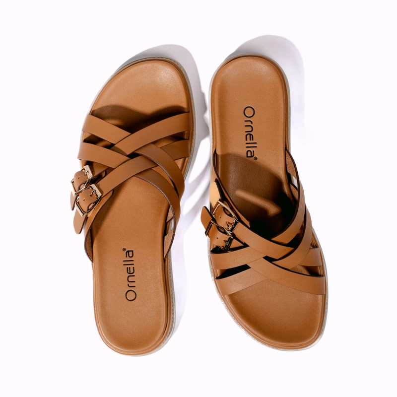Product image Odillon - Ornella - MX 194 / Sandal Slip On Wanita Casual 36 TAN