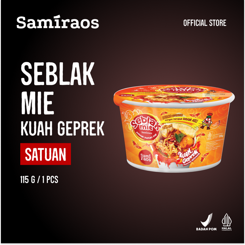 Product image Sami Raos - SAMI RAOS - Makanan Seblak Mie Kuah Geprek 120 pedas