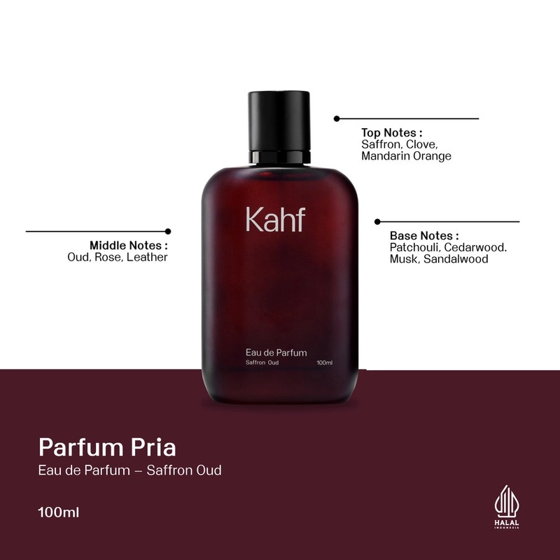 Product image SUPLAI SHOP - Parfum EDP Kahf 100 ml Saffron Oud