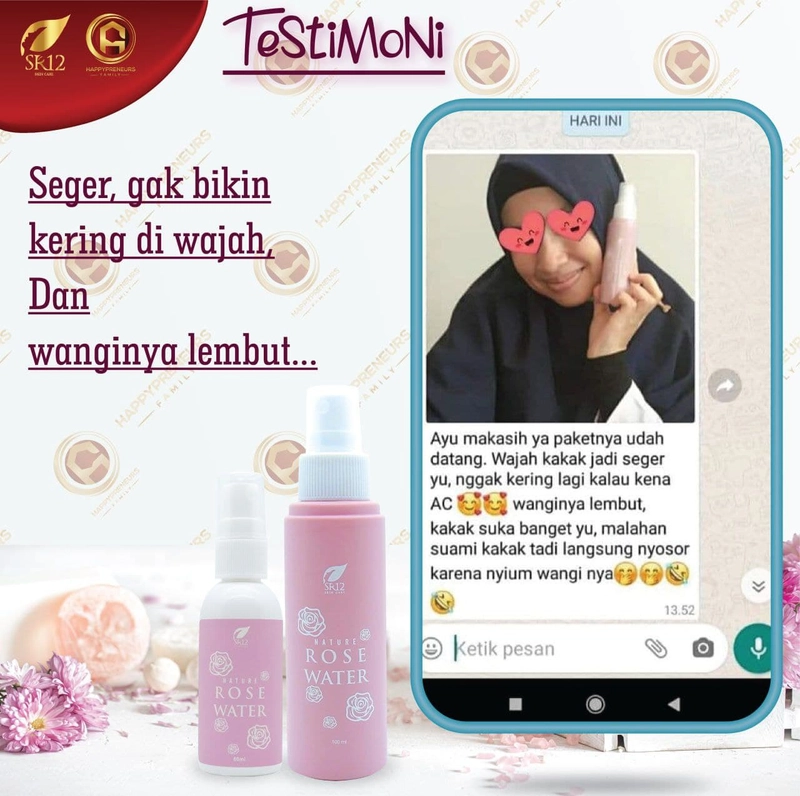 Product image Nature Rose Water 60ml Pengunci Make Up