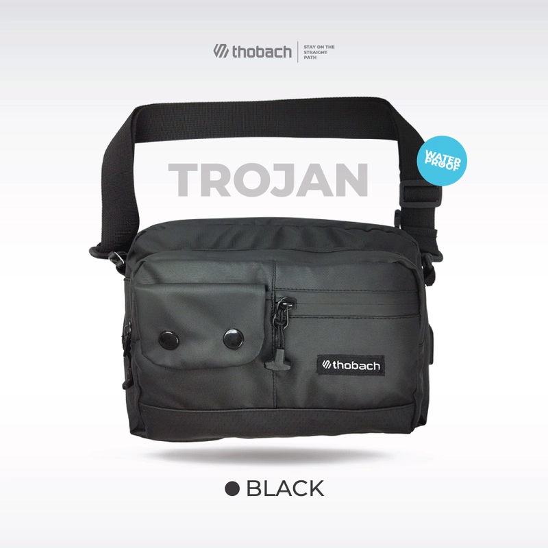 Product image Thobach official - THOBACH Slingbag Anti Air Waterproof TROJAN 250 gr Black