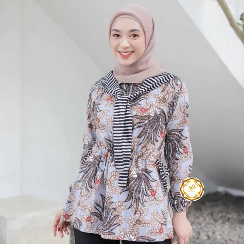 Product image Couple Atasan Naora Original - Bisa Beli Pisah Blouse Saja Size M Motif A