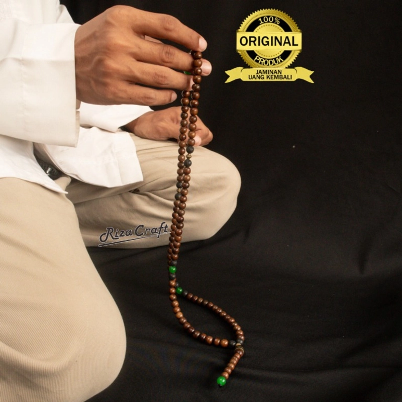 Product image Riza Craft - Tasbih Kayu Gaharu ASLI Kalimantan Original Super ASLI Wangi Sertifikat 99 Butir by Rizacraft 99 Butir Gaharu Mix