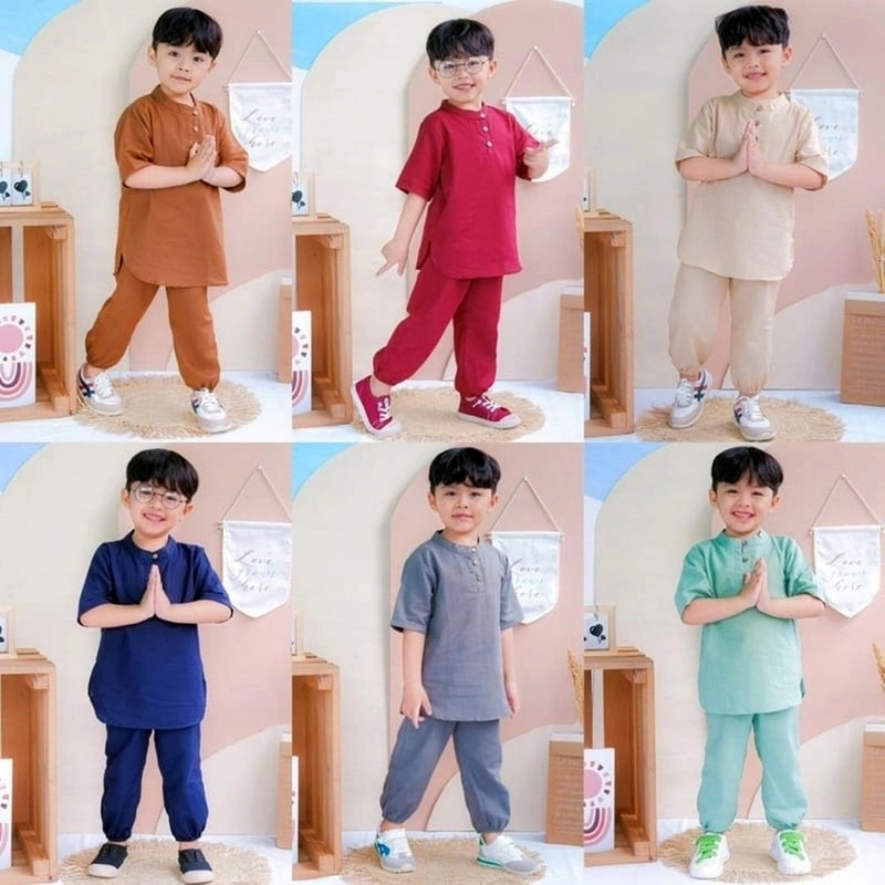 Product image Lucuna - Musa Setelan Koko Anak Baju Muslim 2 Red