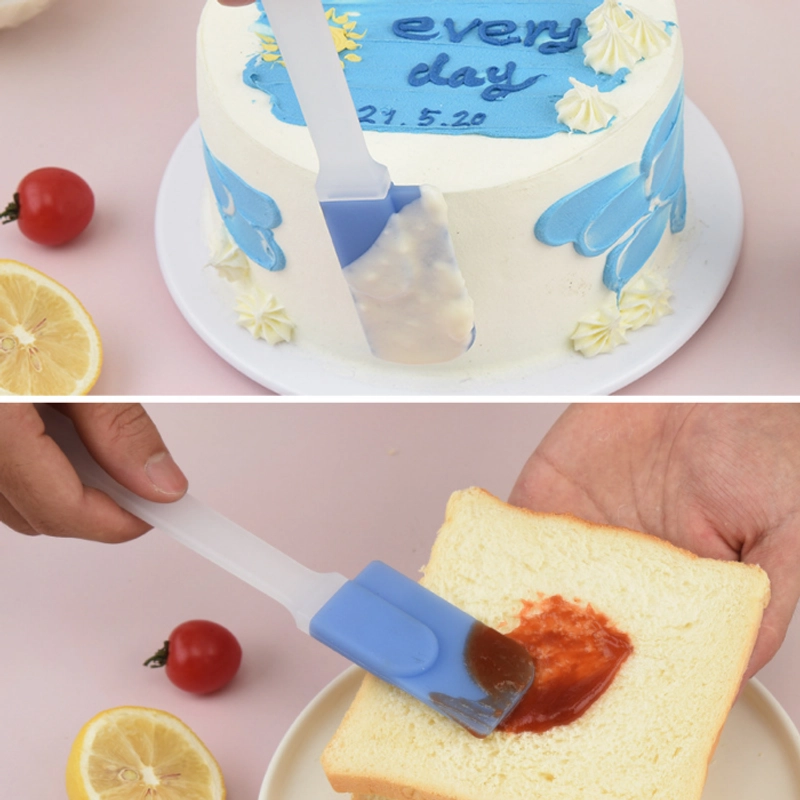 Product image KAHASIL - Spatula Kuas Oles Silikon Sendok Sutil Pengaduk Adonan Kue Anti Lengket Tahan Panas KMJ098 RANDOM