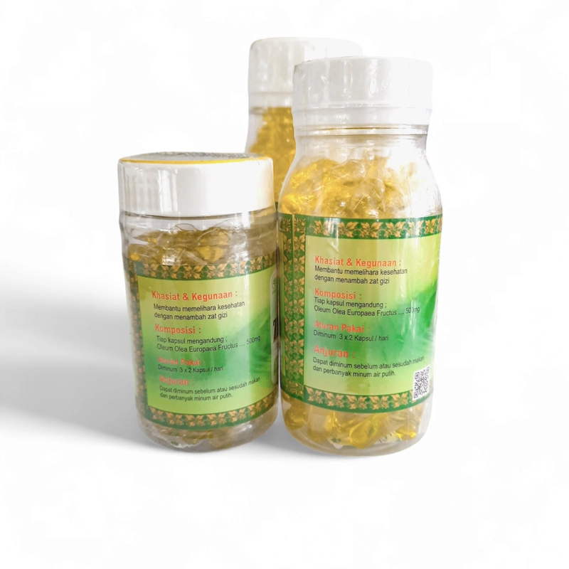 Product image ZEVO ZAITUNA - Minyak Zaitun Kapsul - Suplemen Kesehatan Harian 60 Kapsul