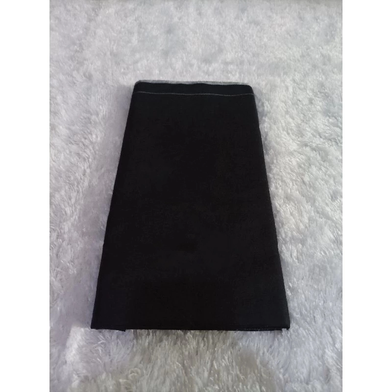 Product image qayd - BELI 1 GRATIS 1 Sarung Polos Tenun Dewasa Suvenir Warna Hitam Putih Bahan PolyPE Tebal Dewasa Hitam