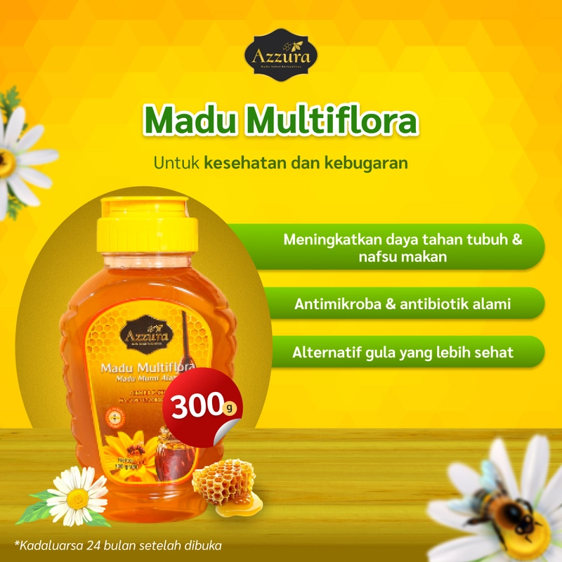 Product image Madu Azzura - Madu Multiflora 100gr Multiflora