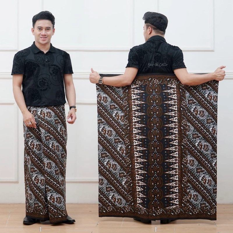 Product image Batik Alfin - Sarung batik dewasa motif gus iqdam hijau sarung dewasa Sarung dewasa Sarung hijau