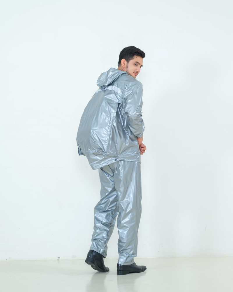 Product image 4zima - Mamba Baru Jas Hujan Setelan Dewasa Backpack Scotlight All Size Silver