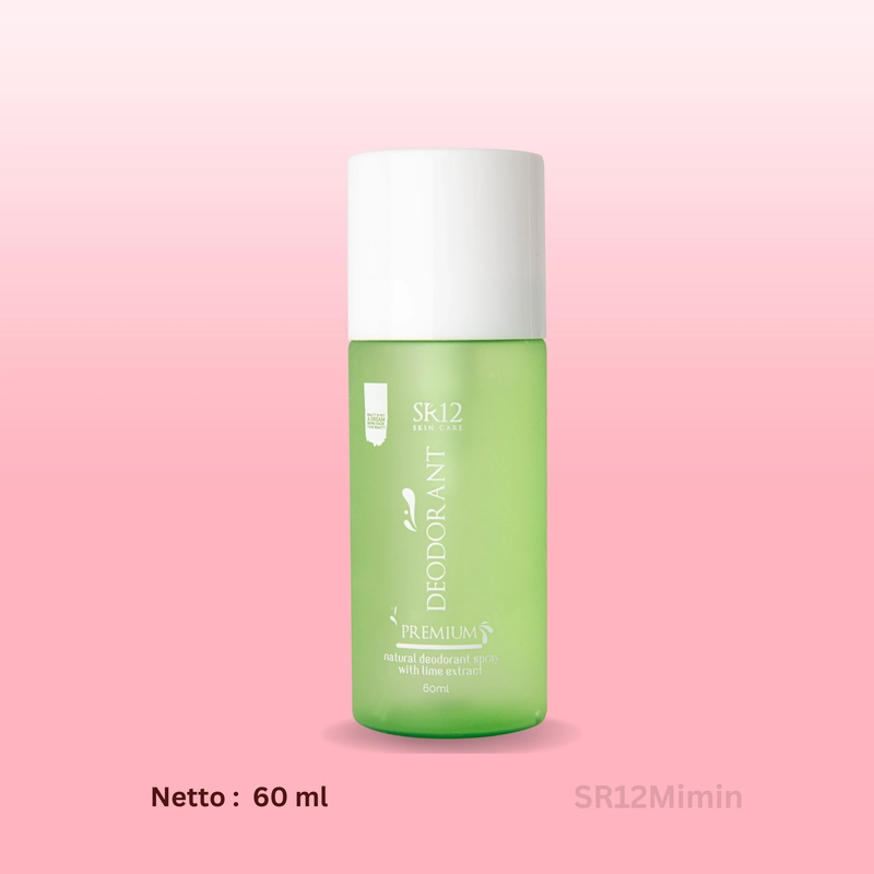 Product image SR12 Mimin - SR12 Deodorant Spray Premium Menahan Bau Badan 48 Jam Non Parfum Non Alkohol 60 ml deo premium