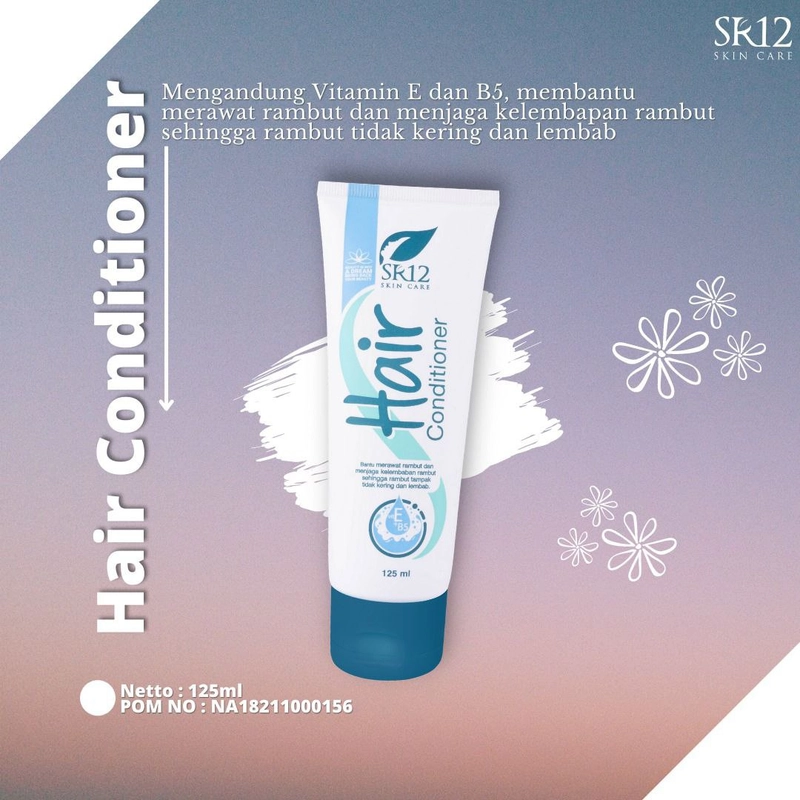 Product image SR12 Hair Conditioner Merawat Rambut Sehat Lembut Dan Mudah Diantur 125 ml With Parfum