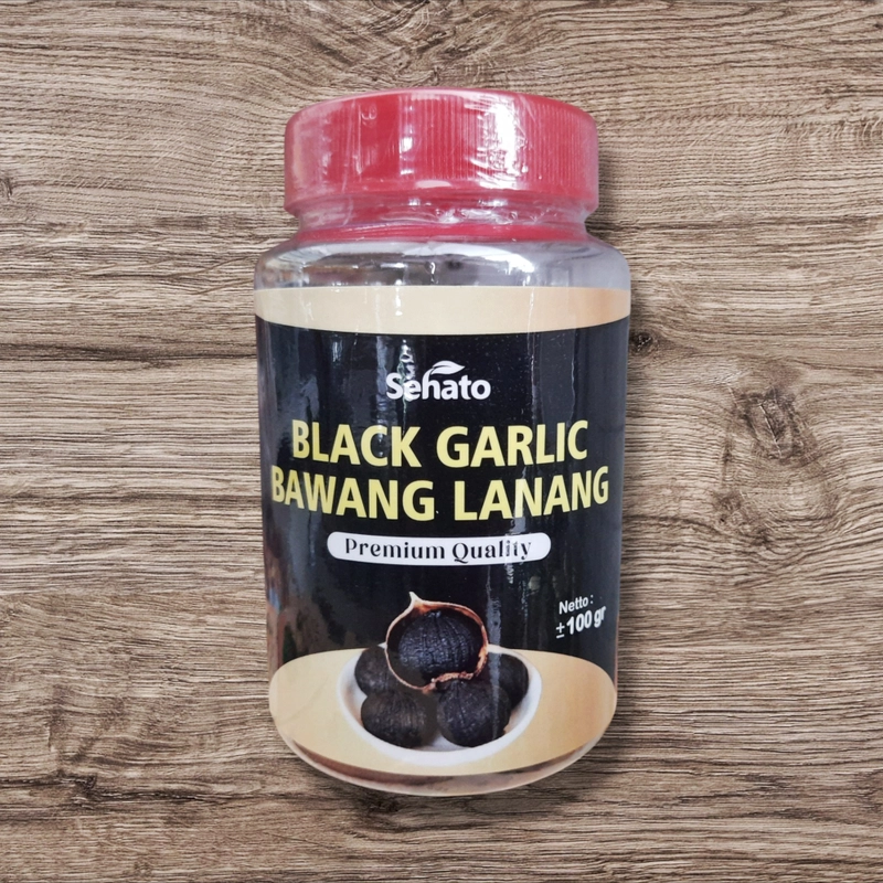 Product image Black Garlic Bawang Lanang - Bawang Hitam Tunggal Premium Quality Sehato 100 gr