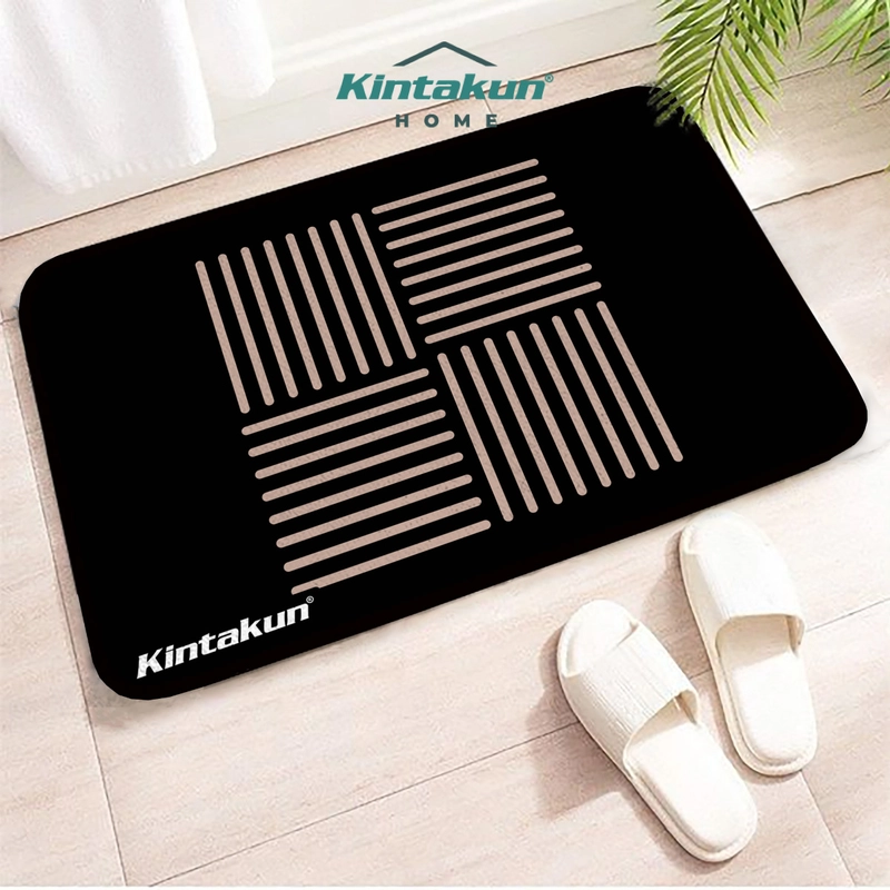 Product image Kintakun - Kintakun Home New Keset Kaki Lantai Kamar Mandi Anti Slip Menyerap Air Pilihan Size 40 x 60 Yukiko