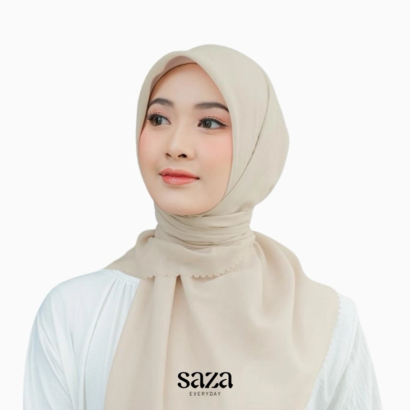 Product image SAZA Everyday - Jilbab Segiempat Aira Voal SQ Butter Allsize Butter