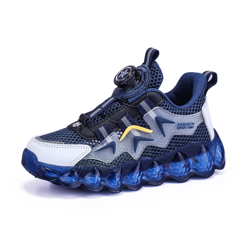 Product image Meonky Official - Sepatu Anak laki laki Perempuan Sneakers Terbaru Q - 48 Cocok Untuk Sekolah Bermain 34 Navy