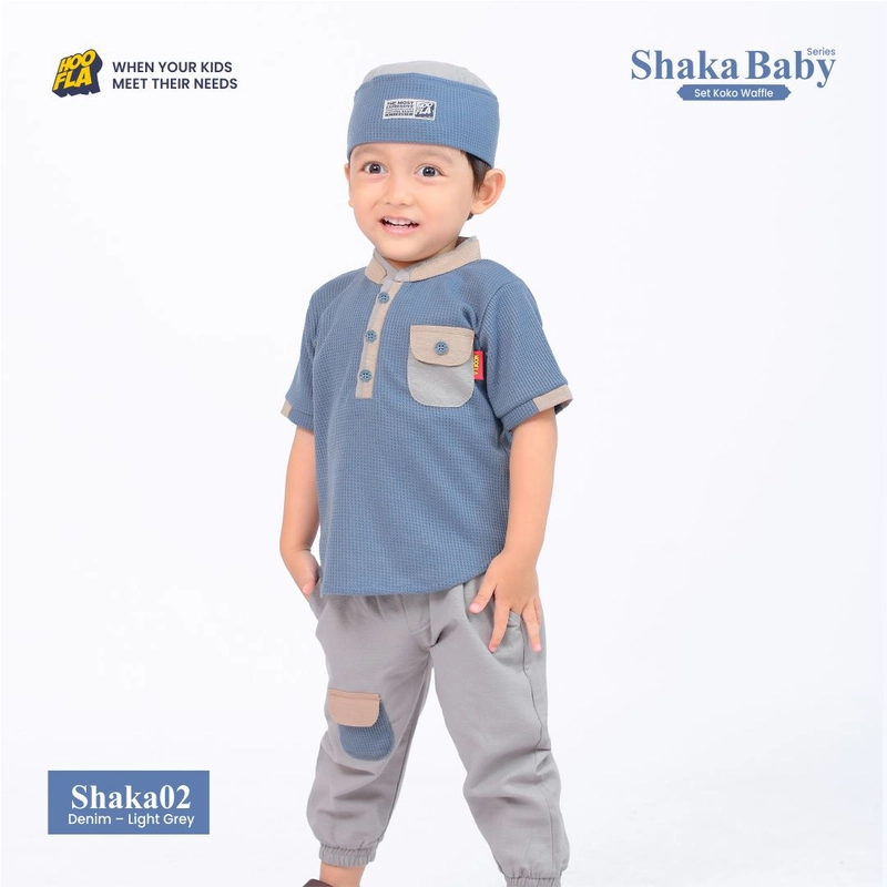 Product image [JL] Hoofla - Pakaian Anak Laki-laki Shaka Baby Series M shaka 02