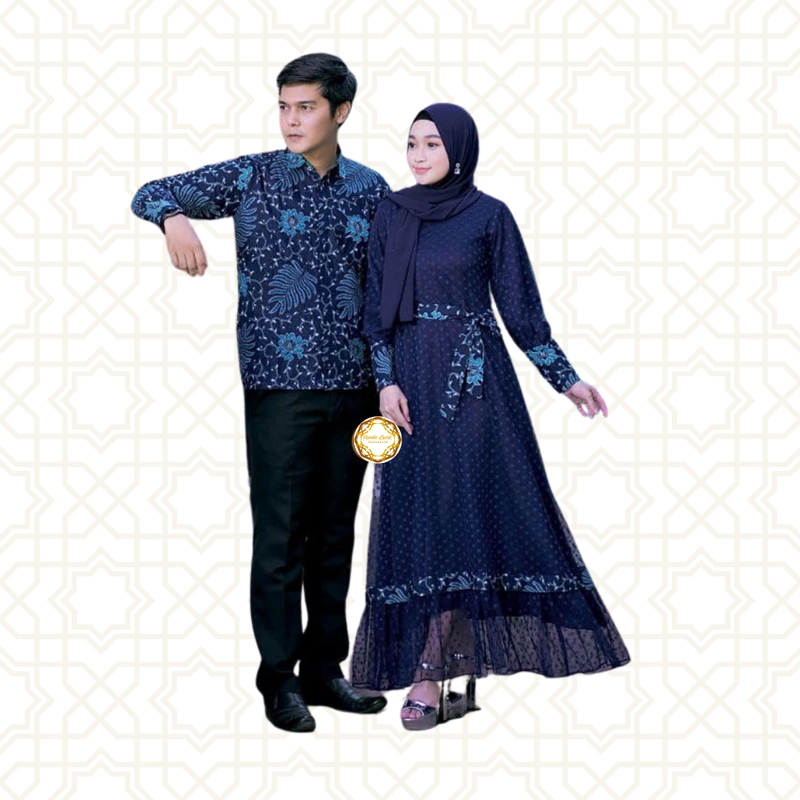 Product image Bisa Beli Pisah - Couple Tile Dotty Maxmara ORI Kualitas Import - Tiga Varian Warna Kemeja Saja Size M Navy