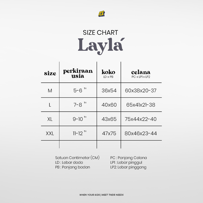 Product image Setelan anak perempuan Simple Ethnic Layla M Brown