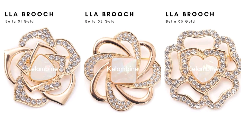 Product image Kelambine - Labella Brooch Bross Labella by Kelambine 01 Gold