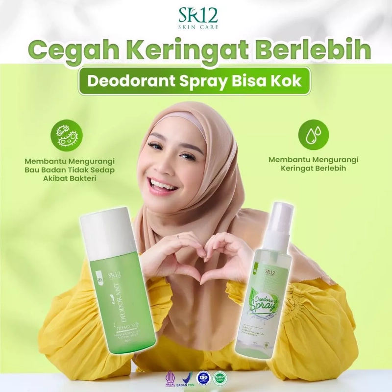 Product image SR12 Deodorant Spray Reguler Menahan Bau Badan 24 Jam 60 ml Reguler