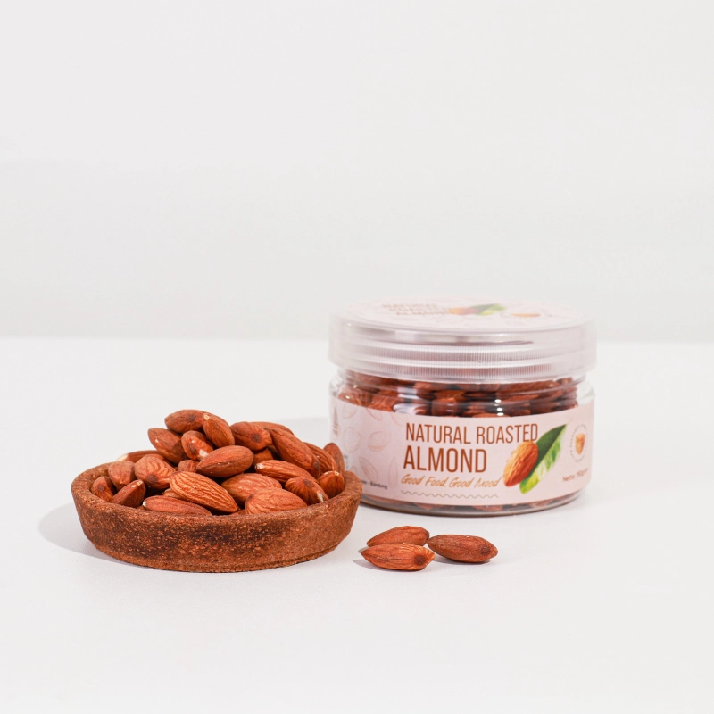 Product image Aliya - Natural Roasted Almond Snack Makanan Ringan 300 Gram 150 gram Almond