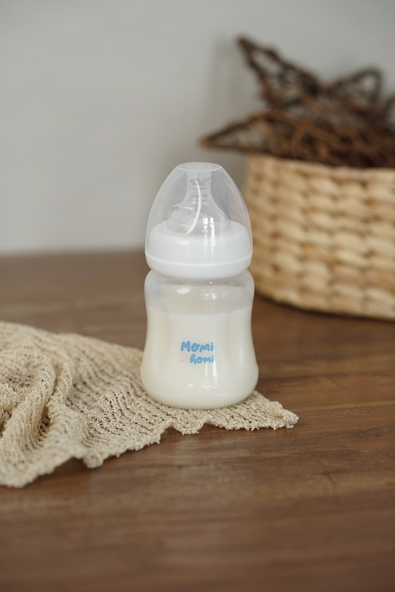 Product image MOMI HOMI Botol Dot 03 Wideneck 180ml Botol Susu Bayi PP Tahan Panas BPA FREE 180ml Putih