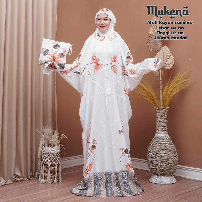 Product image Khisna collection - Mukena lajuran lukis tahan panas dan bahan tebel Mukena dewasa Lajuran A