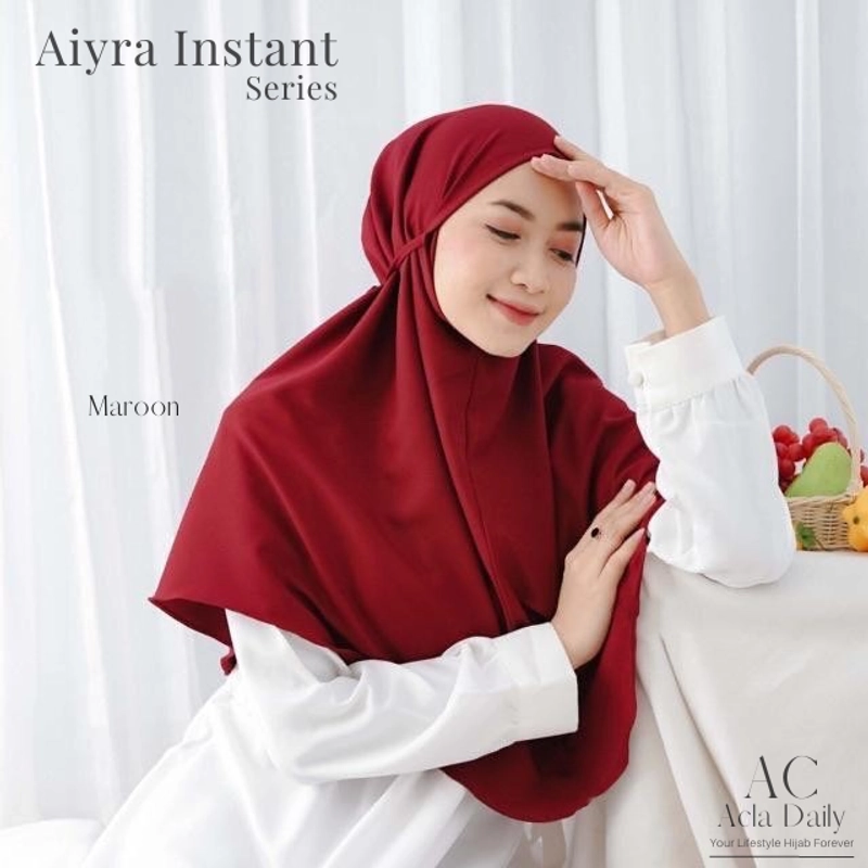 Product image Acla Daily - Jilbab Bergo Aiyra Instan Series Diamond Stretch M Black