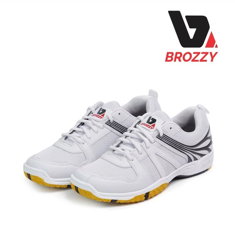 Product image Brozzy - Sepatu Olahraga Anti Slip Original Brozzy BZ51 Sepatu Badminton 39 Putih