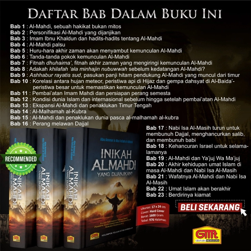 Product image Pustaka Arafah - Inikah Al-Mahdi Yang Dijanjikan SC Soft Cover