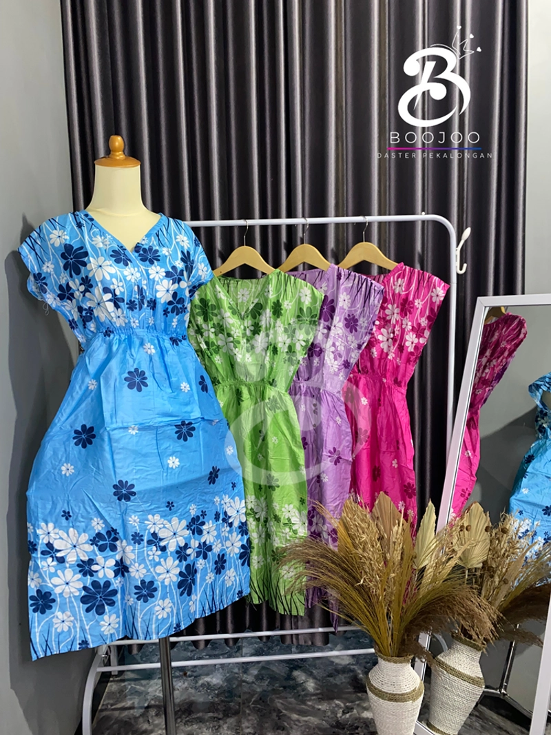 Product image BOOJOO DASTER PEKALONGAN - Boojoo-BUY 1 GET 1 DASTER MANOHARA BAHAN RAYON MOTIF RANDOM All Size<70kg Random Warna
