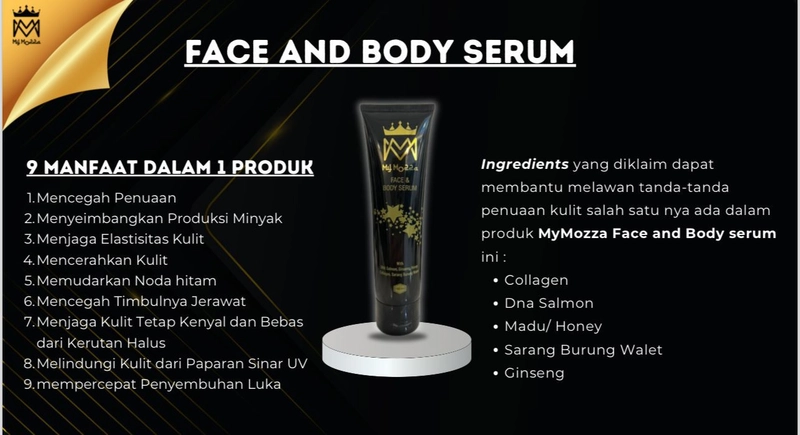 Product image AL Irsyad Store - MY MOZZA FACE AND BODY SERUM 1 PCS FACE AND BODY SERUM